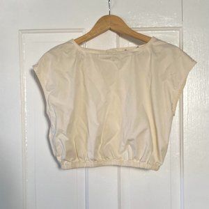 Everlane Bubble Top, Cream Neutral, Small